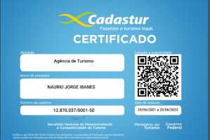 Cadastur - ABN AGENCIA BRAZIL NATURE